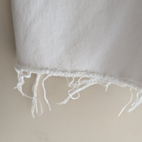 Zara Distressed Hem Bemuda Shorts - Picture 4 of 10